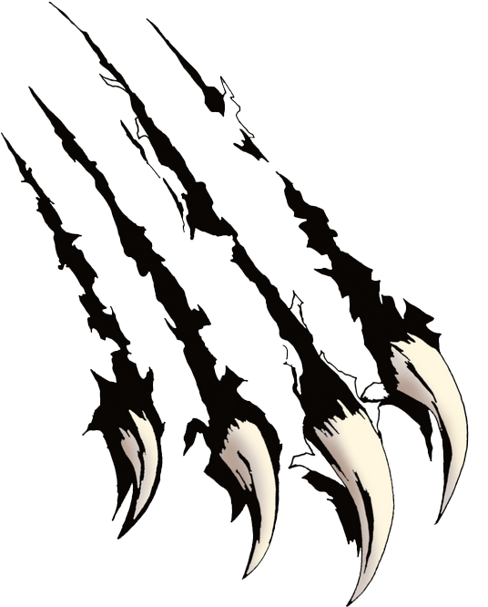 Download Black Claw Scratches Png - Black Panther Claw Marks PNG Image