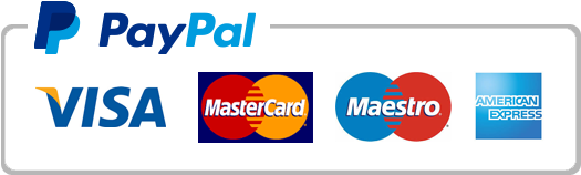 Credit Card Accepted Png Svg Black And White - Png Logo Paypal 2018 (594x213), Png Download