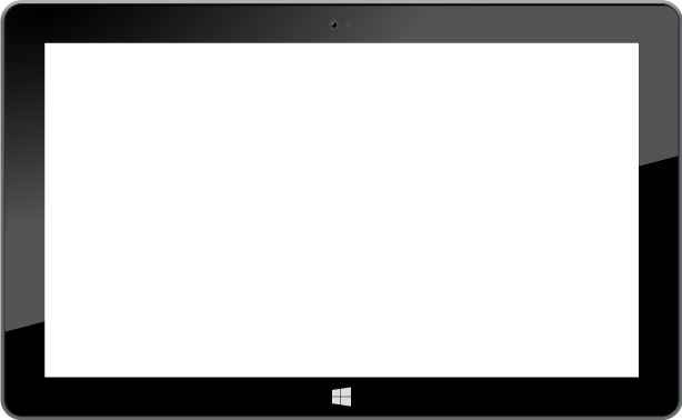 Tablet Frame Png Png Free Download - Tablet Computer (614x378), Png Download