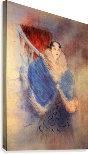 Elsa, Known As The Viennese By Toulouse-lautrec Canvas - Poster: Henri De Toulouse-lautrec Elsa, Known (293x511), Png Download