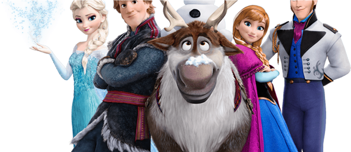 Reine Des Neiges .png (1195x510), Png Download