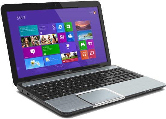 Dell Laptop Png Images - Toshiba 14 Inch Laptop (583x433), Png Download