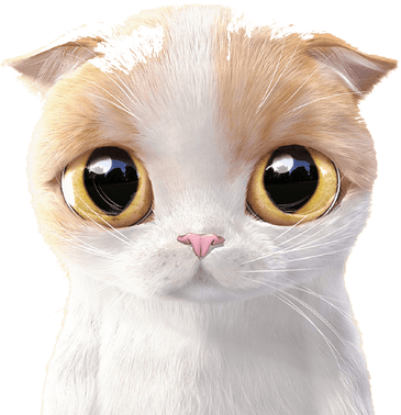 Kitten Phone Wallpapers - Cute Cartoon Cat (366x420), Png Download