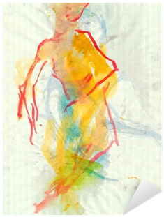 Royalty Free Library Ballerina Water Colors Sticker - Painting (400x400), Png Download