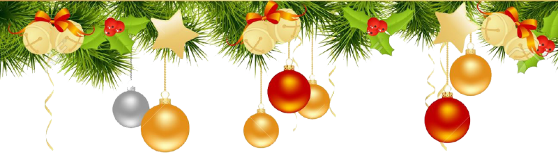 Christmas Png Borders - Christmas Background Vector (800x223), Png Download