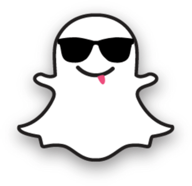 Snapchat Ghost Sunglasses - Snapchat Ghost (400x400), Png Download