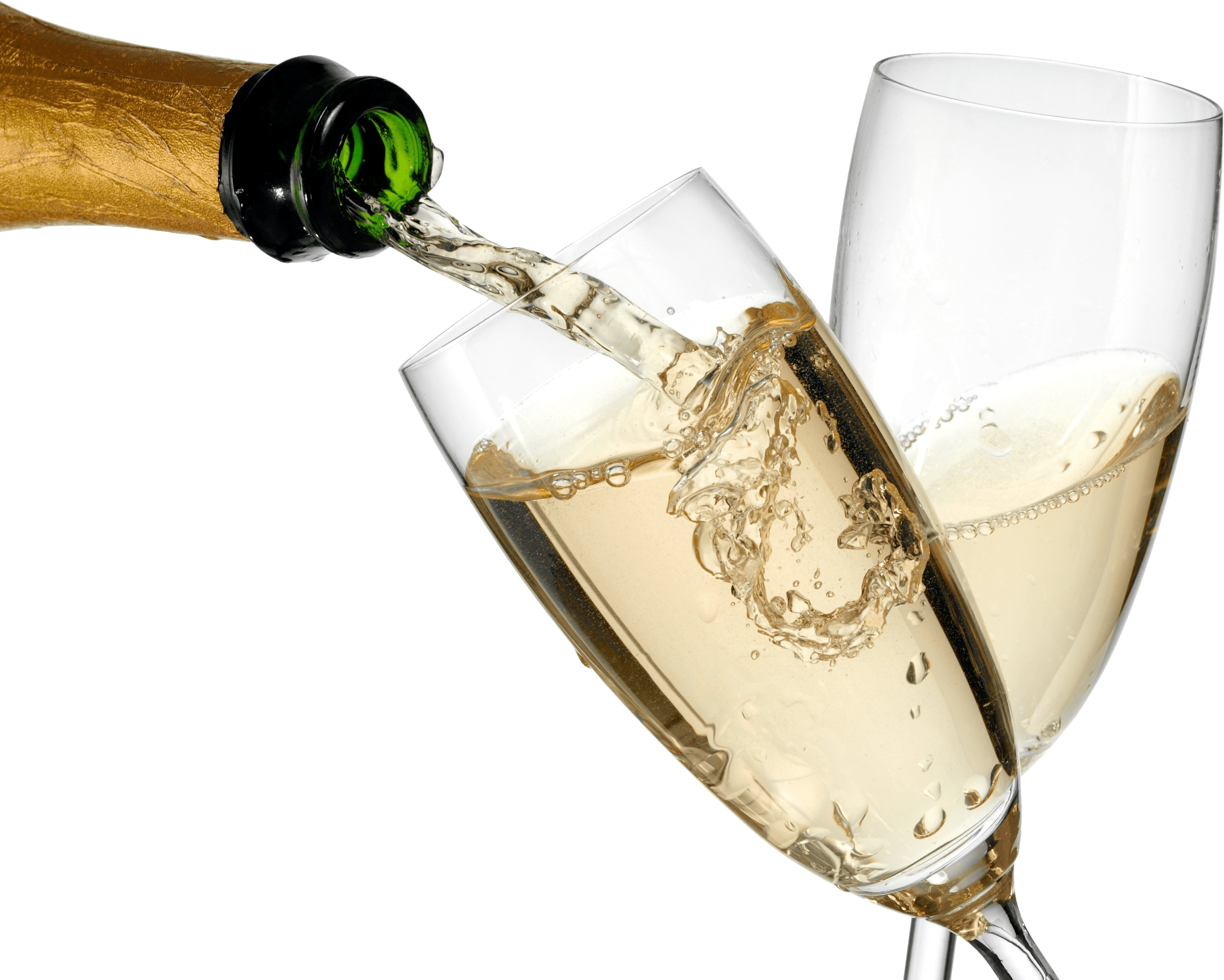 Food - Champagne Transparent (3176x2542), Png Download