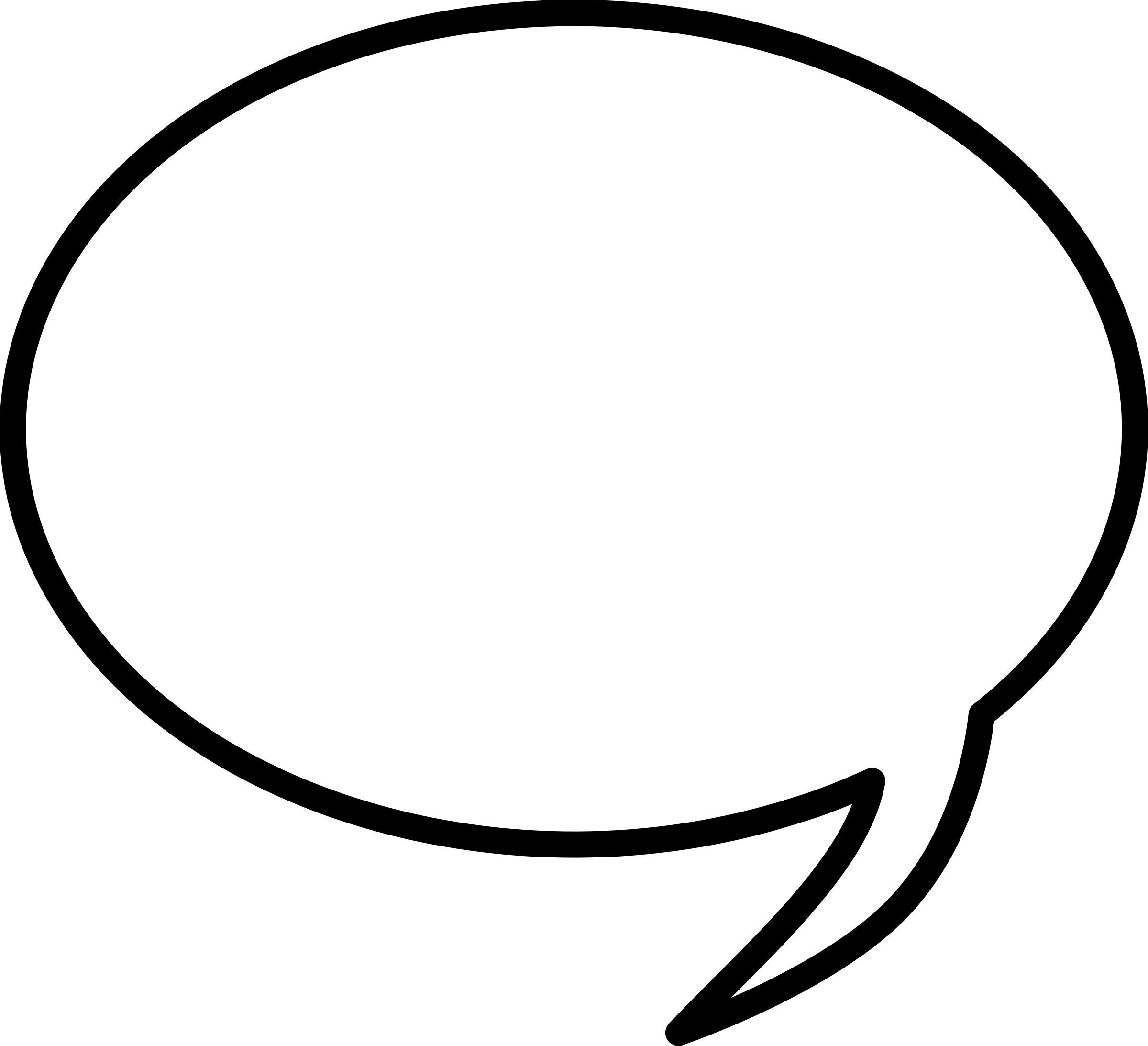 Comic Icons Png Free - Speech Bubble Png White (2400x2186), Png Download
