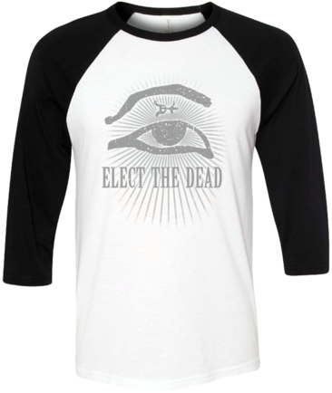 Sunburst Eye - Baseball Tee (383x479), Png Download