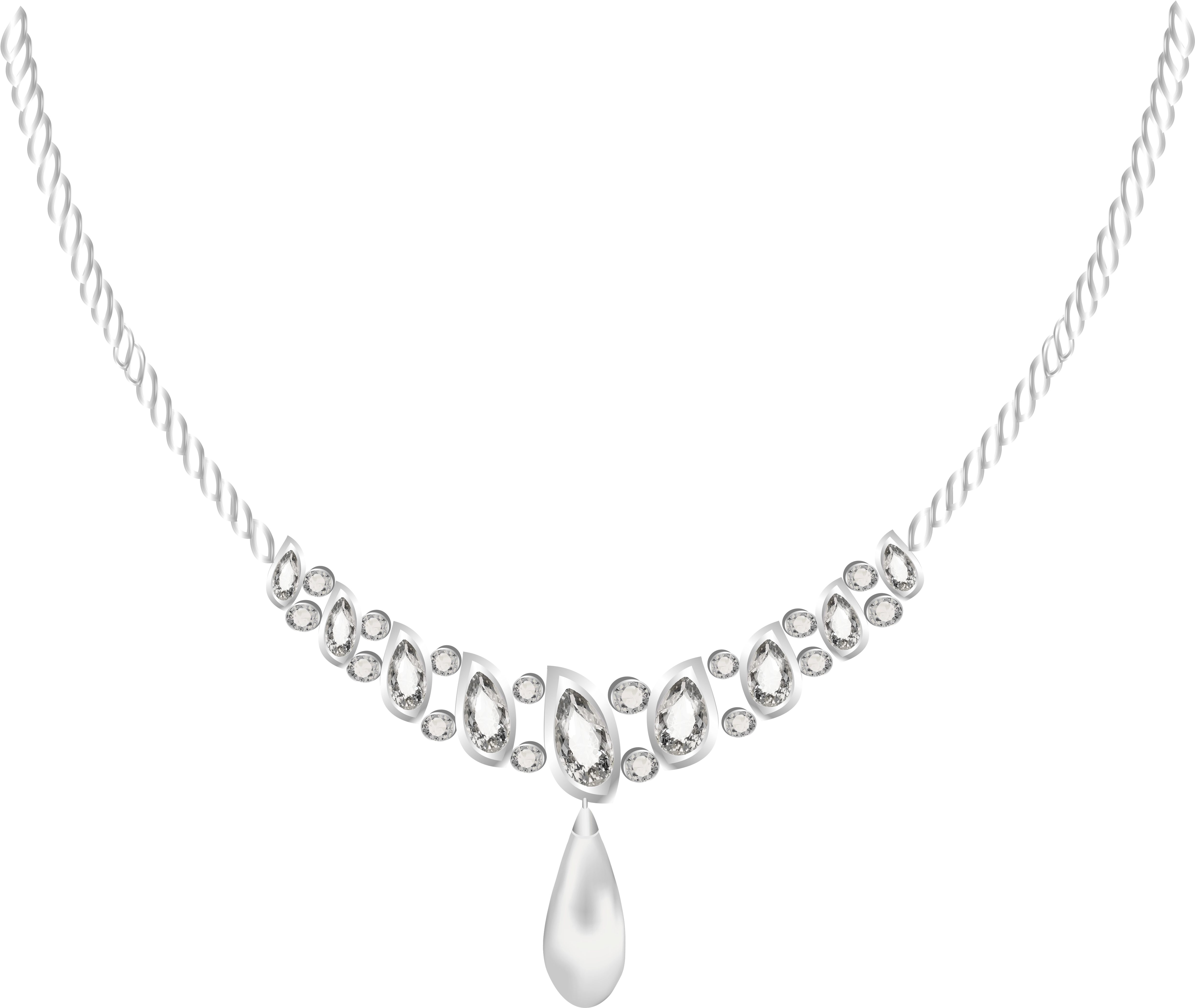Transparent Necklace Png Picture - Collar De Piedras Png (5094x4306), Png Download