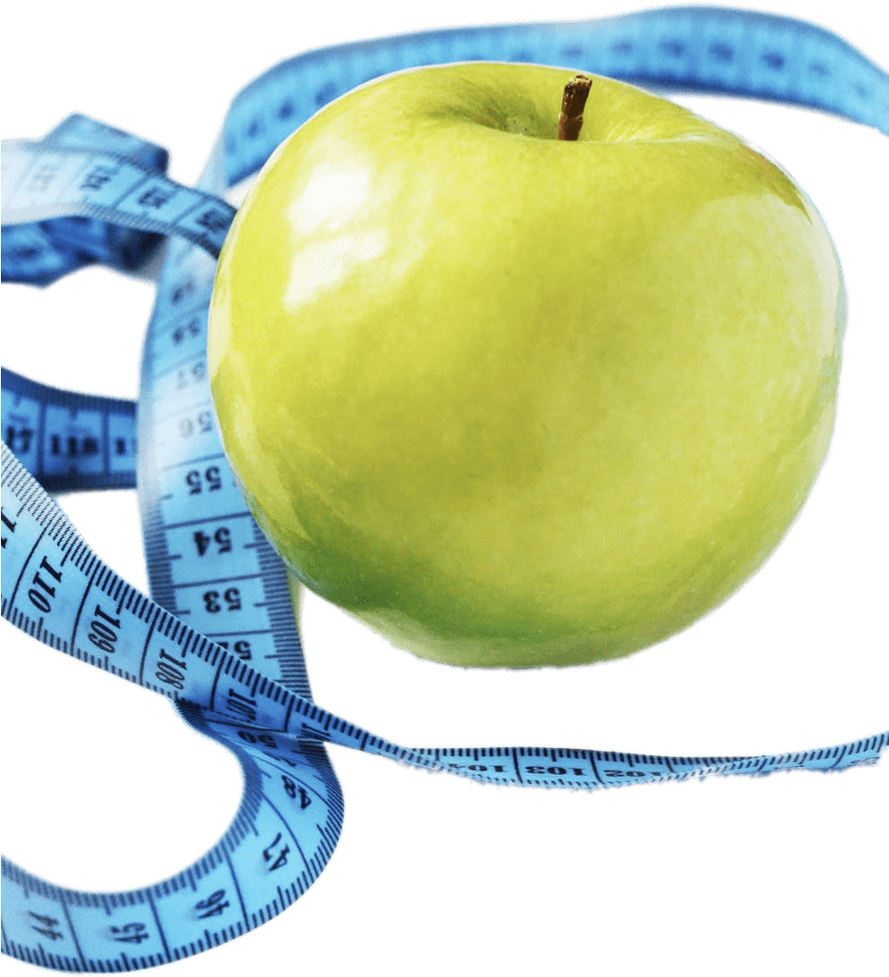 Apple And Measuring Tape Png - Obesity - Short Scientific Findings To Ameliorate The (994x1500), Png Download