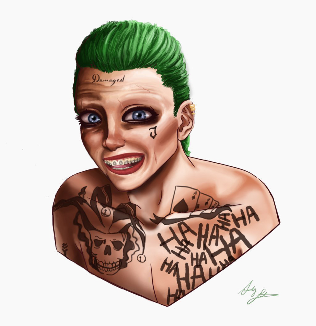 Suicide Squad Joker Png Free Download - Joker Suicide Squad Png (1024x1054), Png Download