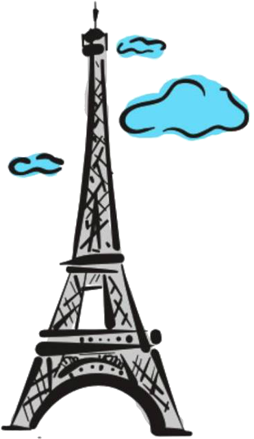 Eiffel Tower Clip Art (497x720), Png Download