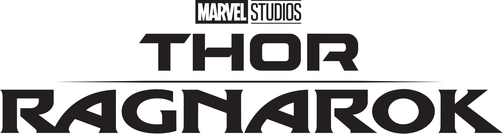 Thor Svg Clip - Thor Ragnarok Logo Png (2000x533), Png Download
