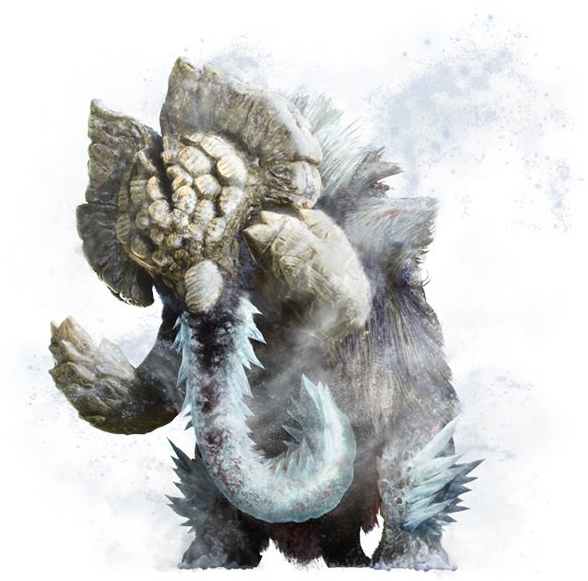 Another Small Tidbit Is That, During Development, Elderfrost - Monster Hunter Xx Deviants (588x581), Png Download