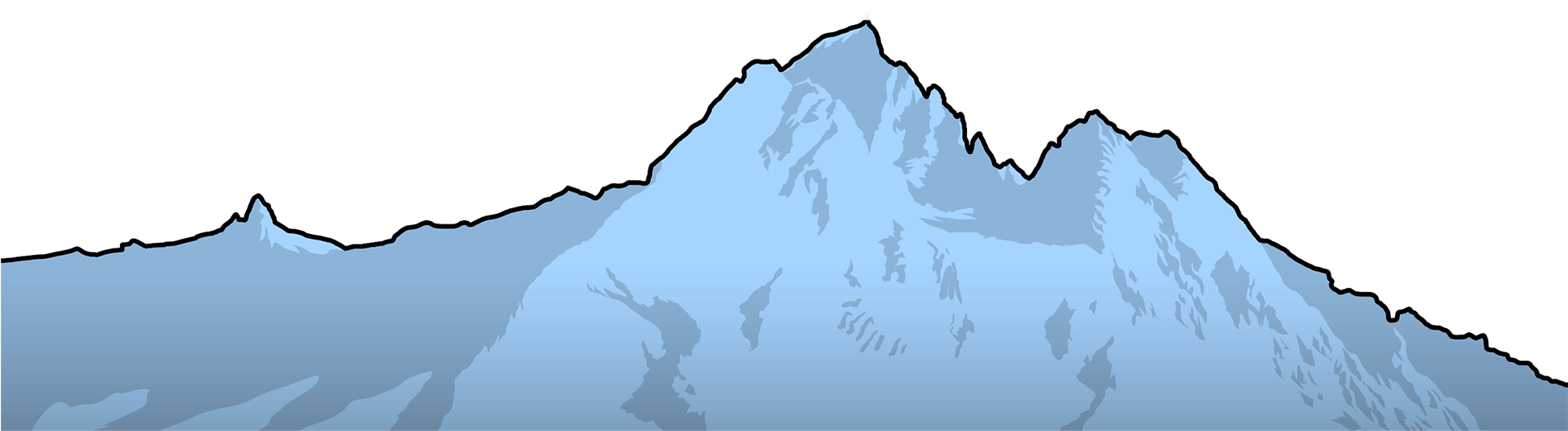 The Deadly Mountains - Mountain (1024x632), Png Download