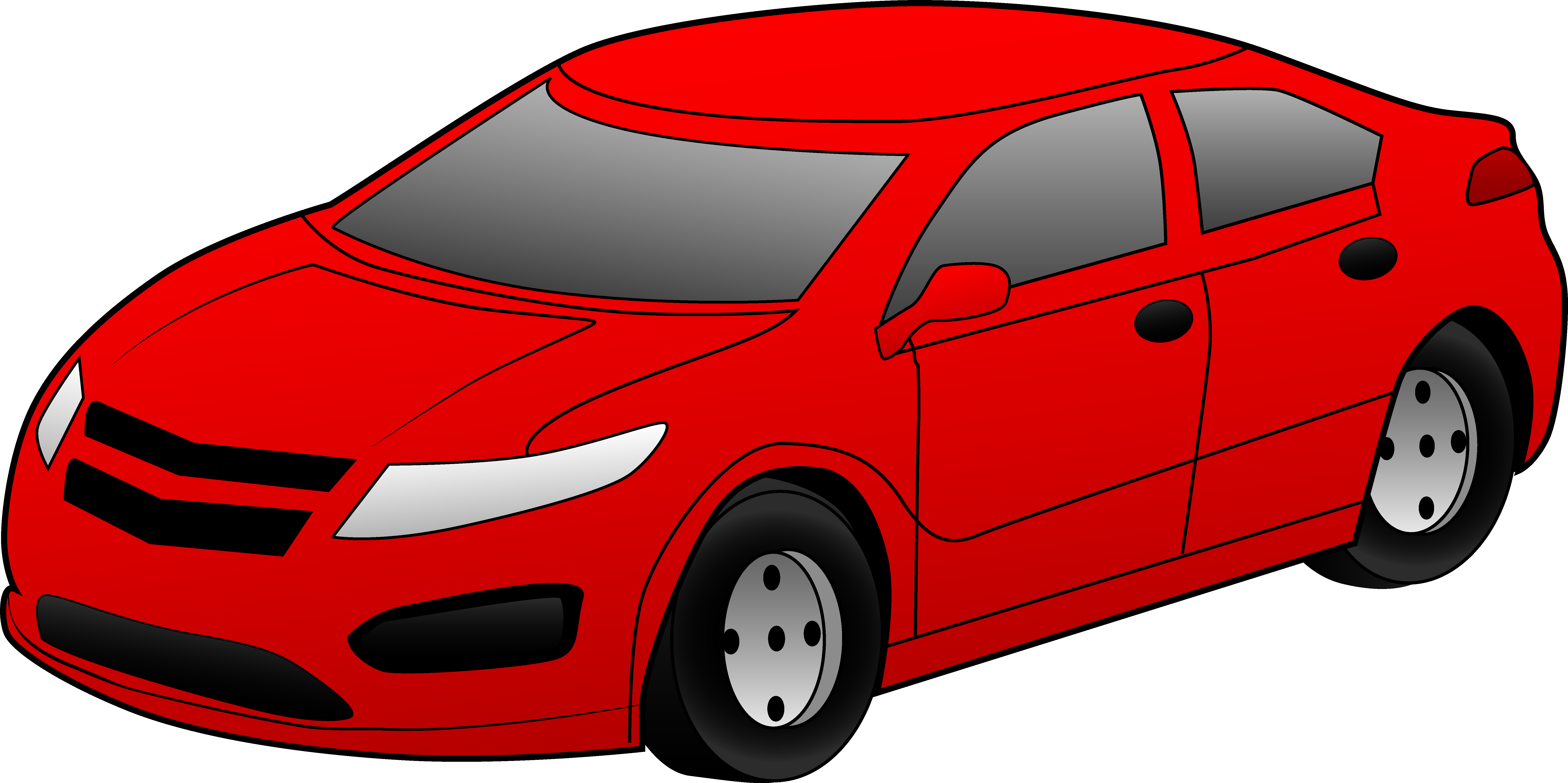 Car Clipart Picture Free - Clipart Picture Of Car (7387x3689), Png Download