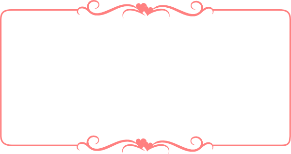 Free Frames And Borders, Cute Borders, Borders Free, - Vintage Border Pink Png (600x318), Png Download