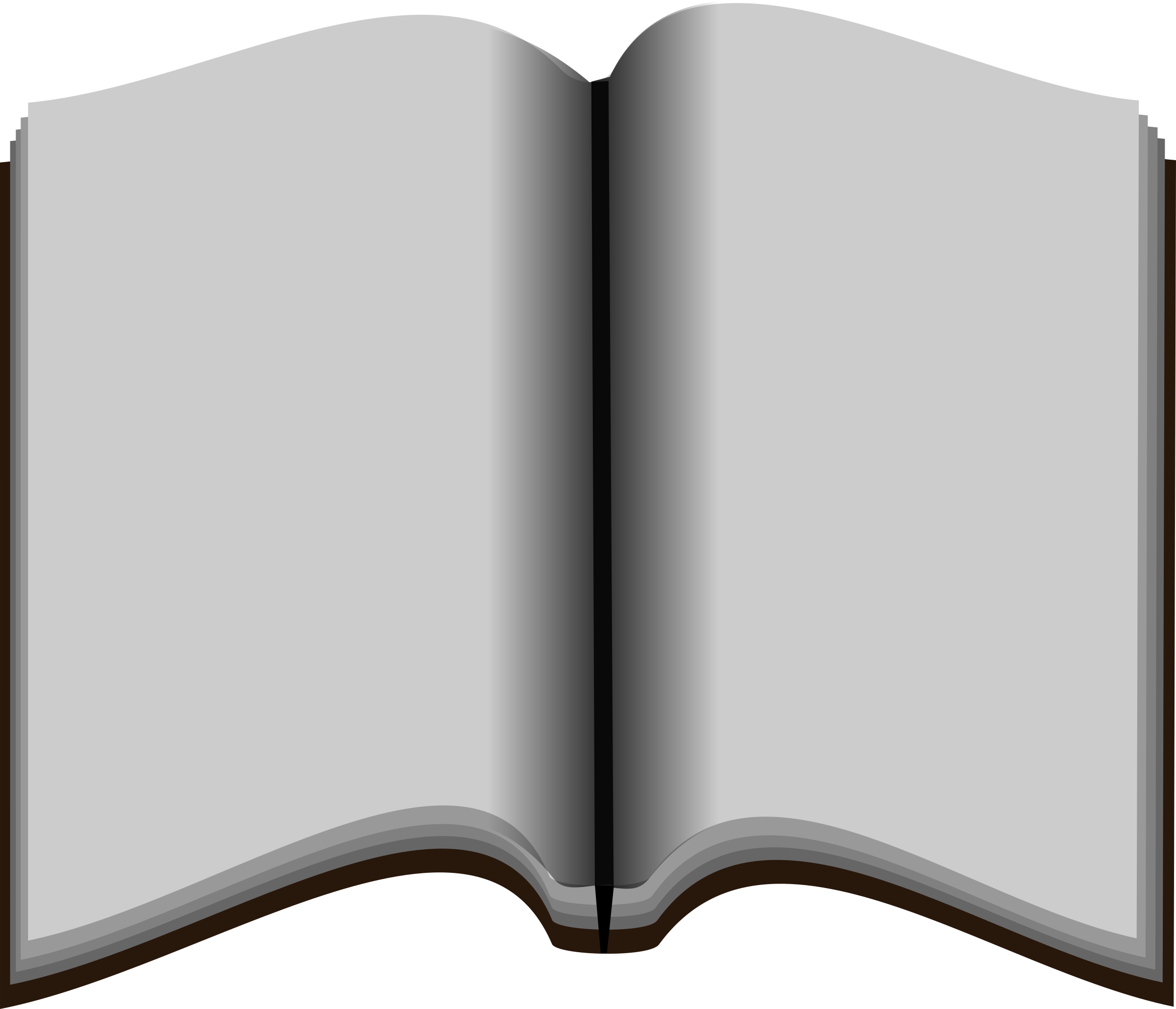 Open Book Png Stock - Empty Book Png (2400x2060), Png Download