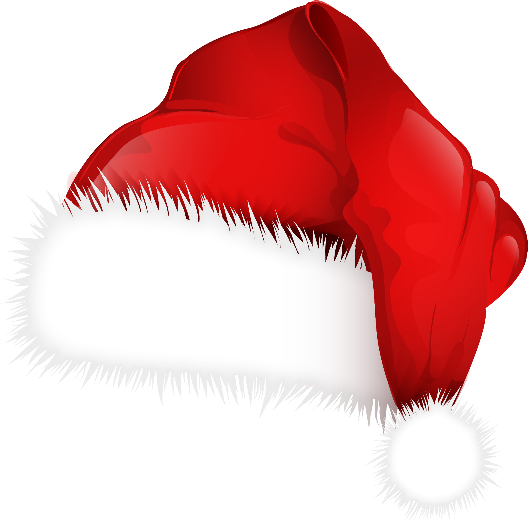 Christmas Hat Png Images - Santa Hat Png Clipart (1843x1829), Png Download