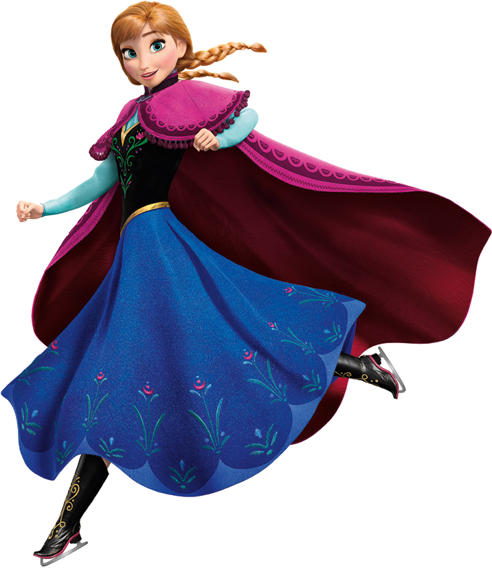 Anna Olaf Frozen Png - Frozen Anna Png (850x987), Png Download