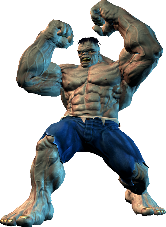 Hulk Grey Hulk - Grey Incredible Hulk (550x750), Png Download