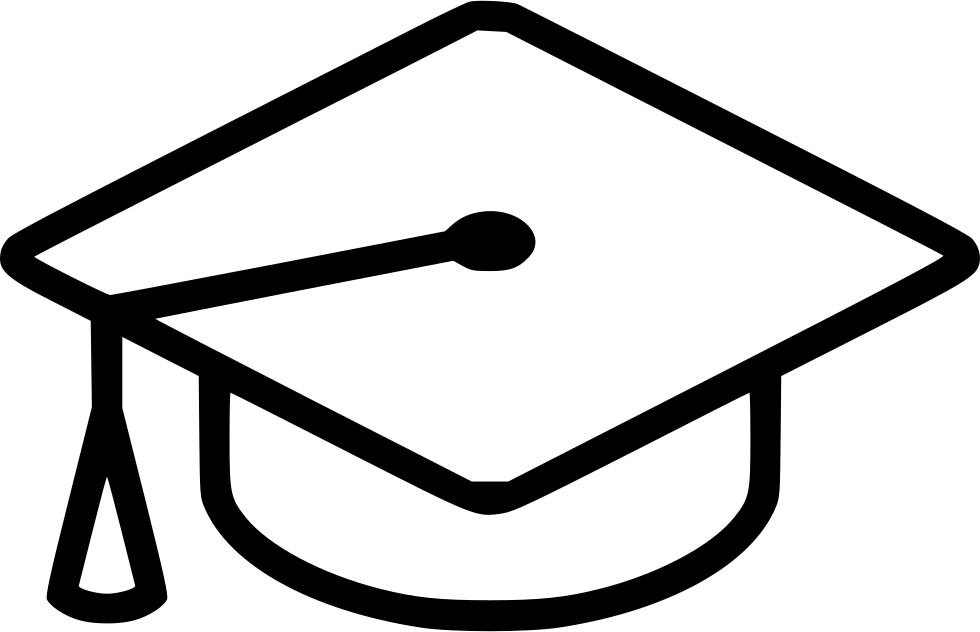 Graduation Svg Icon Free - Graduation Cap Icon Png (980x632), Png Download