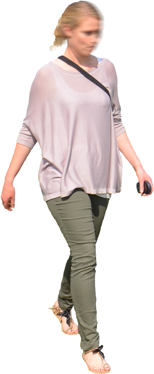 People Walking Towards Png Black And White Library - Blouse (1427x1427), Png Download