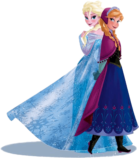 Elsa - Elsa And Anna Animation (480x551), Png Download