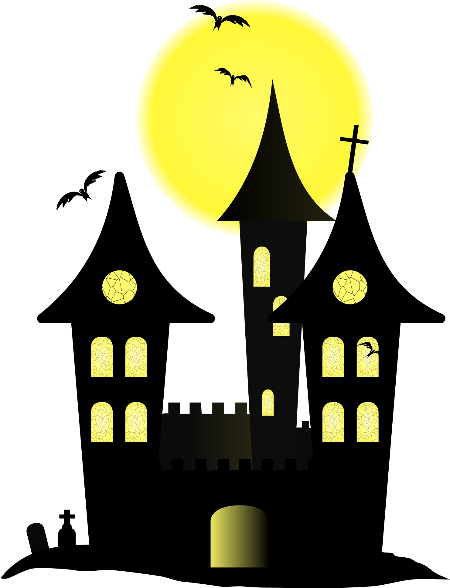 This Free Icons Png Design Of Halloween Castle (1697x2400), Png Download