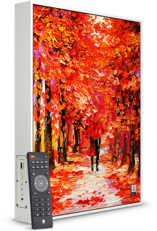 Iball Frame Speakers Frame Speaker - Top Carpenter Colorful Autumn Trees Passport Holder (500x500), Png Download