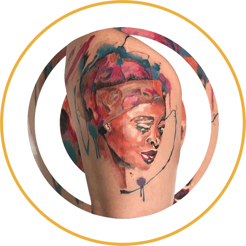 Made With - Tattoo (500x500), Png Download