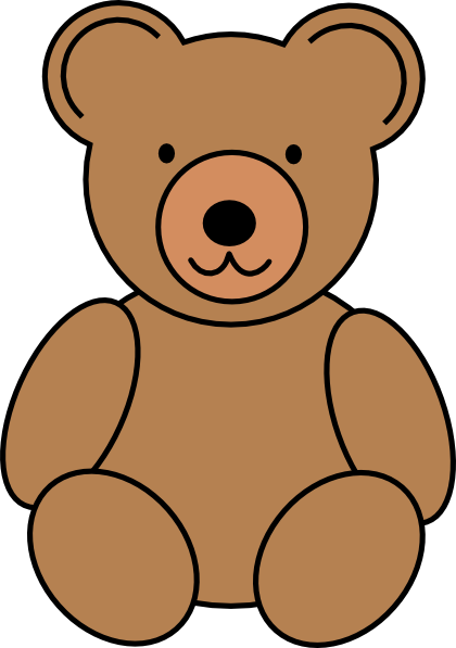 Teddy Bear Clip Art (420x597), Png Download