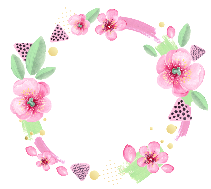 This Graphics Is Literary Pink Flowers Hand-painted - Blanket (1024x1024), Png Download