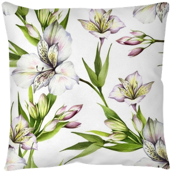 Alstroemeria Drawing Watercolor Free Download - Watercolor Painting (400x400), Png Download