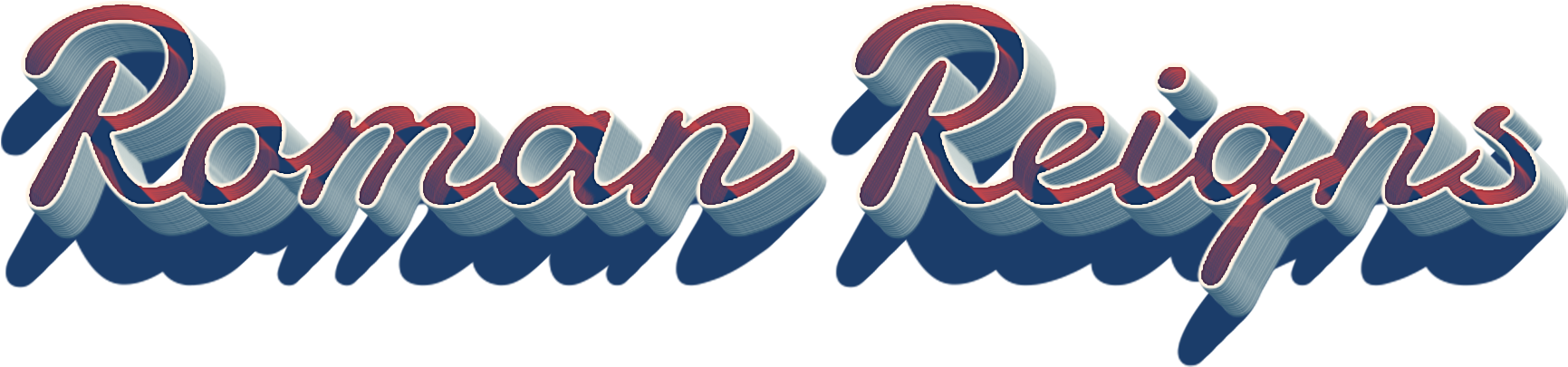 Roman Reigns 3d Letter Png Name - Calligraphy (1868x560), Png Download