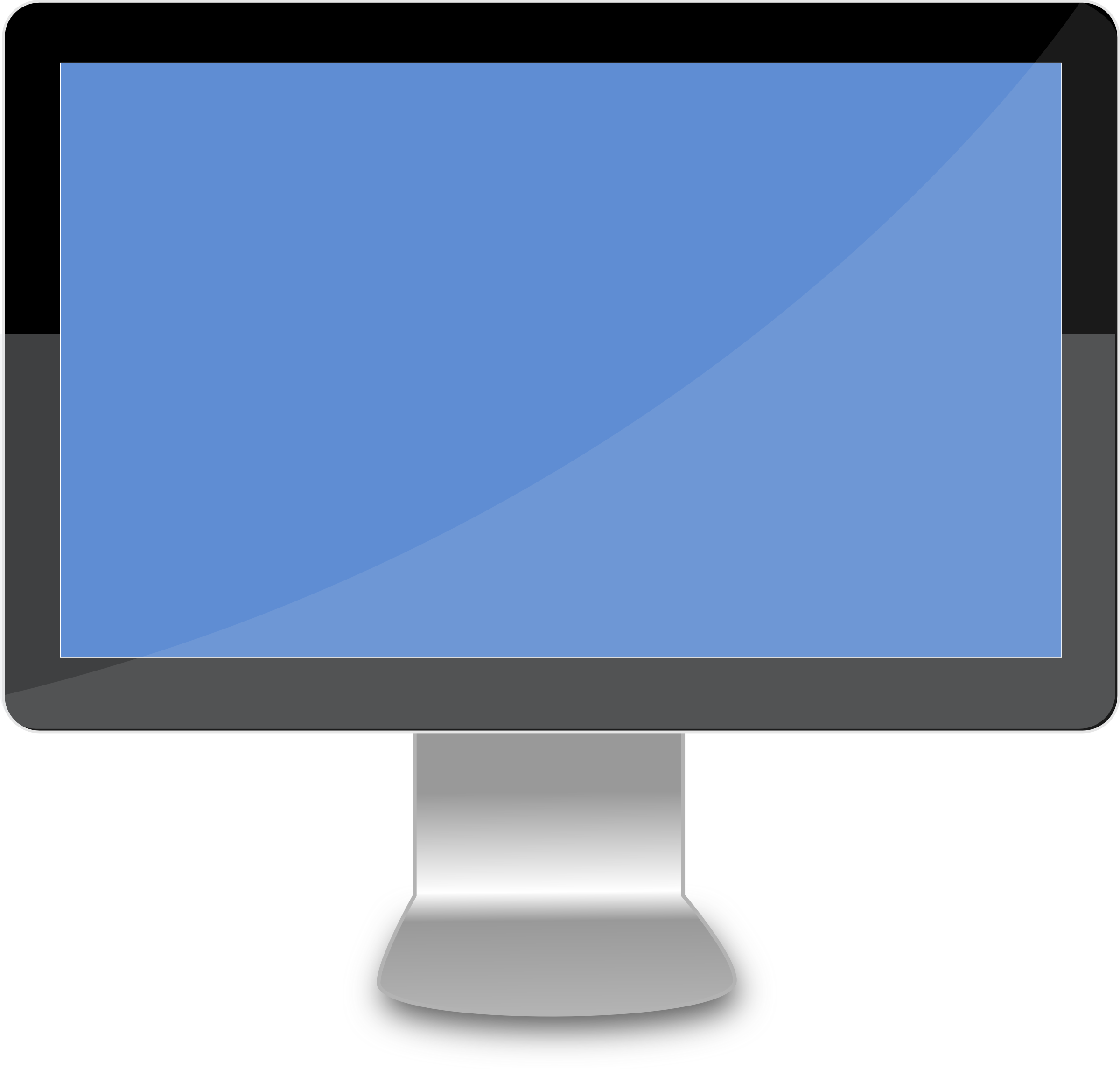 Computer - Monitor - Png - Computer Monitor Clipart Free (2400x2291), Png Download