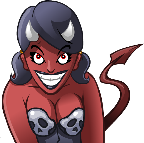 Devil Deal Lady - Carl Succubus Zombidle (491x531), Png Download