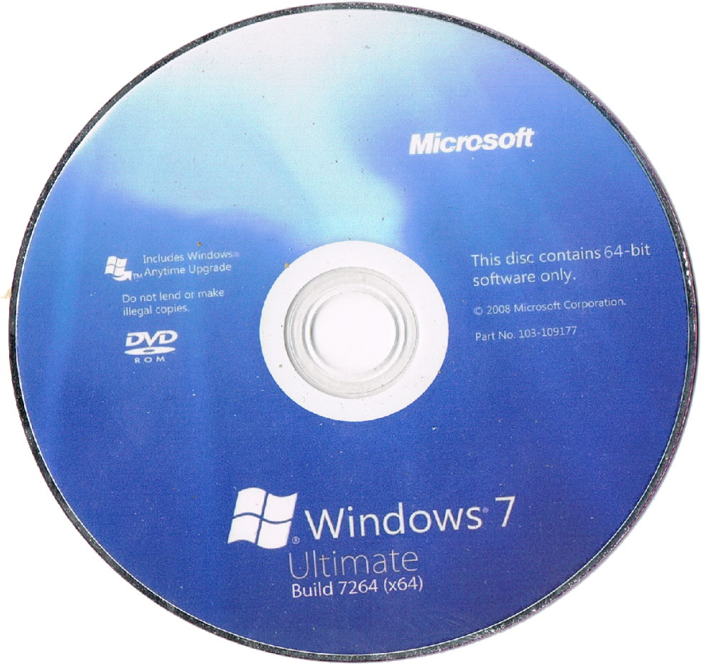 Windows Cd Cover Png Photos - Windows 7 Cd Cover Png (1024x955), Png Download