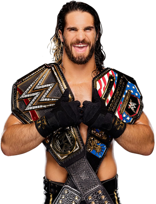 Seth Rollins Wwe And Us Champion By Nibble T - Seth Rollins No Background (547x720), Png Download
