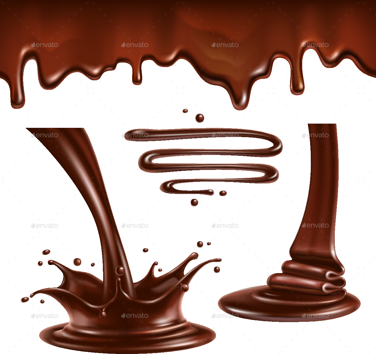 Download Liquid Chocolate Splashes And Drops By Mia Chocolate Splash