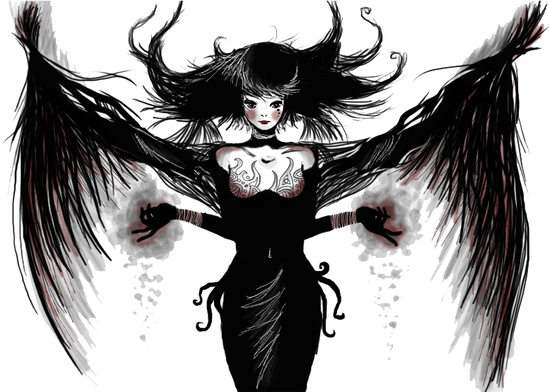 Dark Angel Png Image - Dark Angel Png (800x560), Png Download