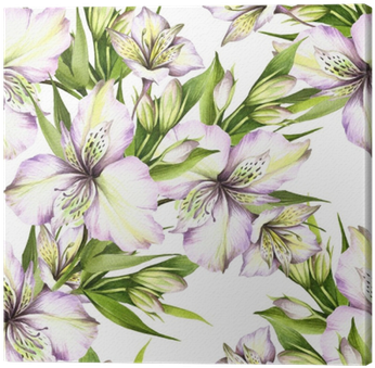 Alstroemeria Drawing Watercolor - Watercolor Painting (400x400), Png Download