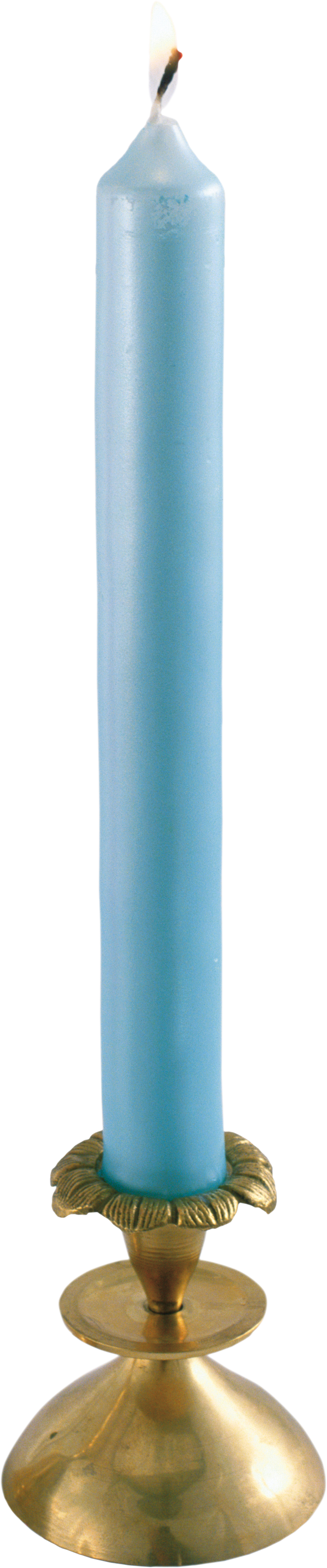 Blue Candle Transparent Background (730x3491), Png Download
