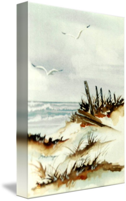 "sea Fence" By Jayne Morgan, Dunnellon // - Sea (406x650), Png Download