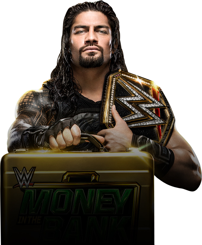 Wwe Roman Reigns Render - Wwe: Money In The Bank - 2016 (dvd) (667x810), Png Download