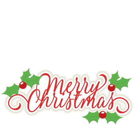 Banner Freeuse Christmas Title On Dumielauxepices Net - Merry Christmas Transparent Clipart (432x432), Png Download
