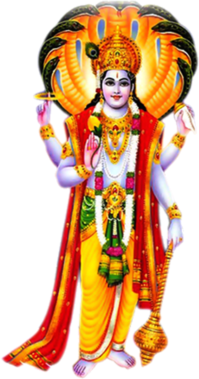 God Png File - Vishnu Ji (428x800), Png Download