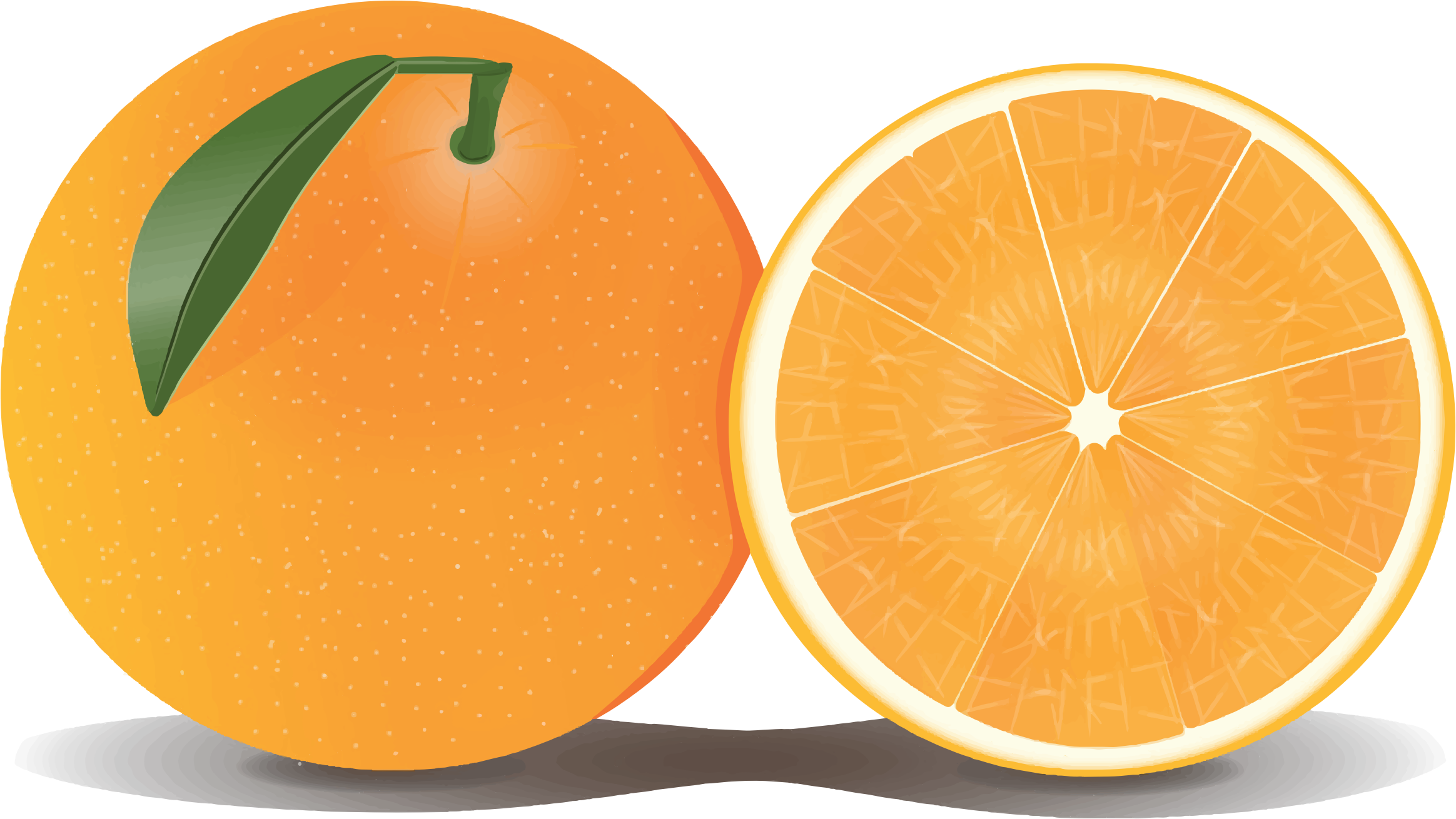 Orange Png Clipart - Orange Clıpart (2328x1310), Png Download