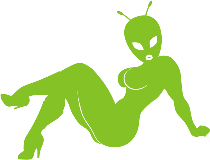 Sexy Alien - Sexy Alien Png (958x740), Png Download